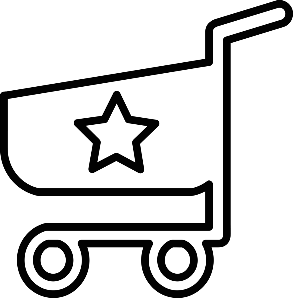 shopping cart trolley icon sign png