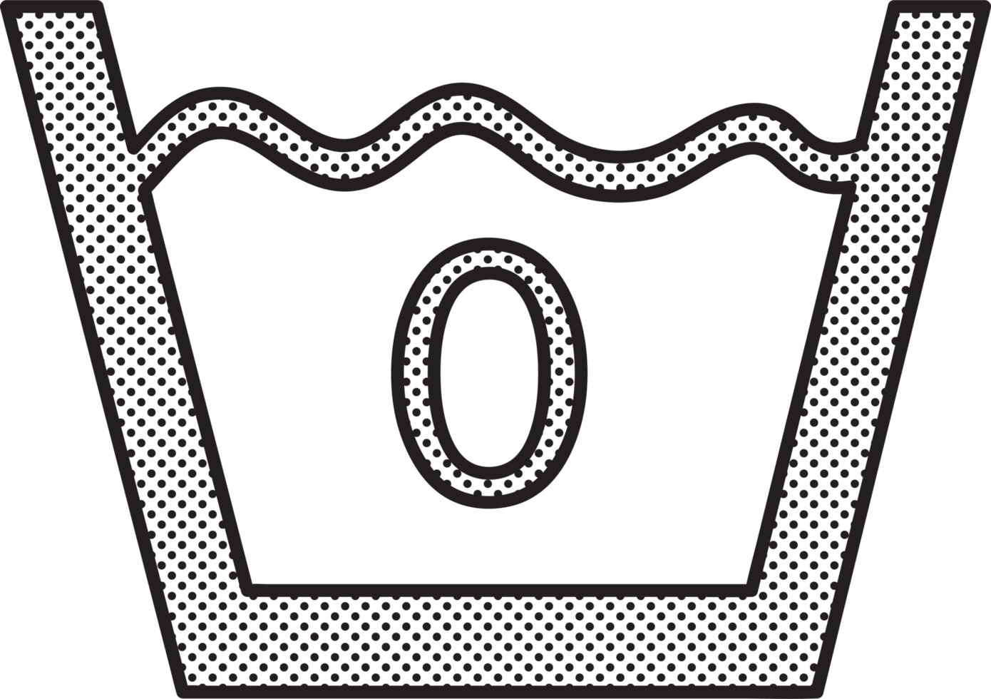 design de símbolo de sinal de ícone de lavanderia png