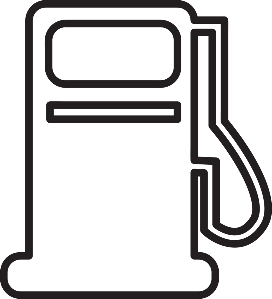 bensinpump oljestation ikon tecken symbol design png