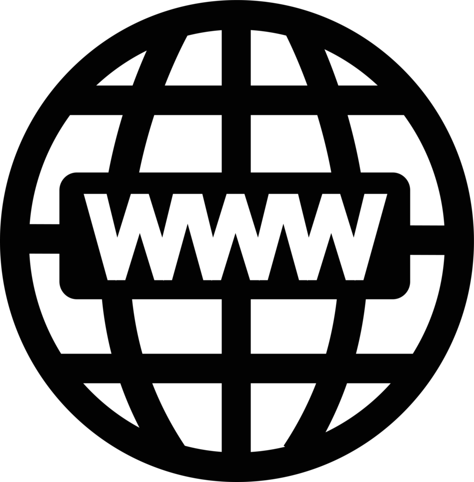 world wide web ikon tecken symbol design png