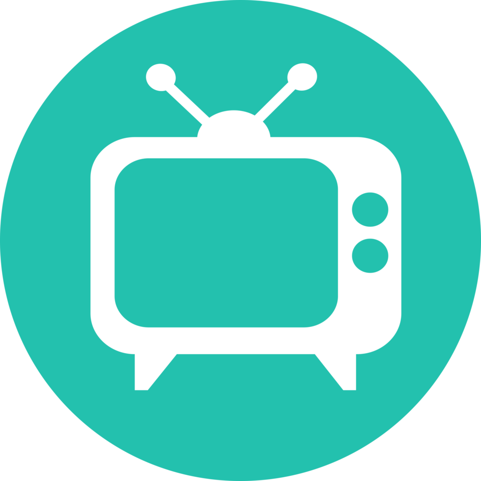 TV icon sign symbol design 10159160 PNG