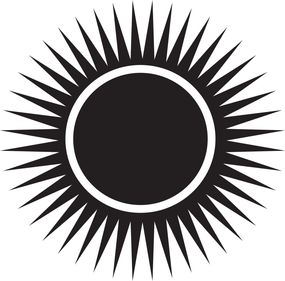 solen ikon tecken symbol design png