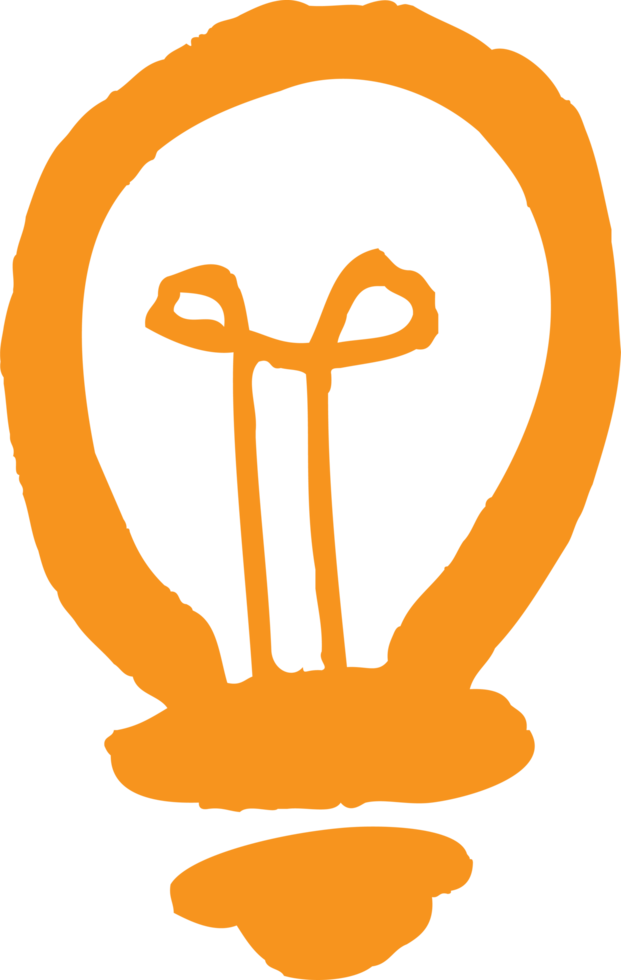 Idee Glühbirne Symbol Zeichen Design png