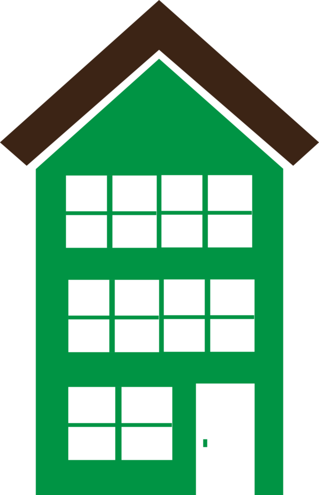 Town Townhouses home icon sign symbol design png