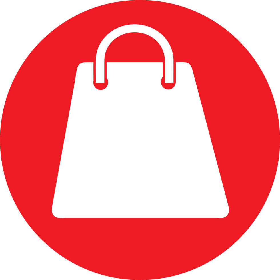 Shopping bag icon Sale package sign design png