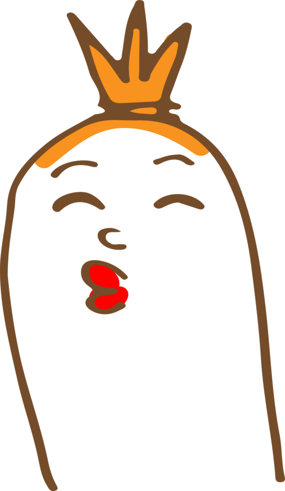 schattig worst karakter cartoon emotie png