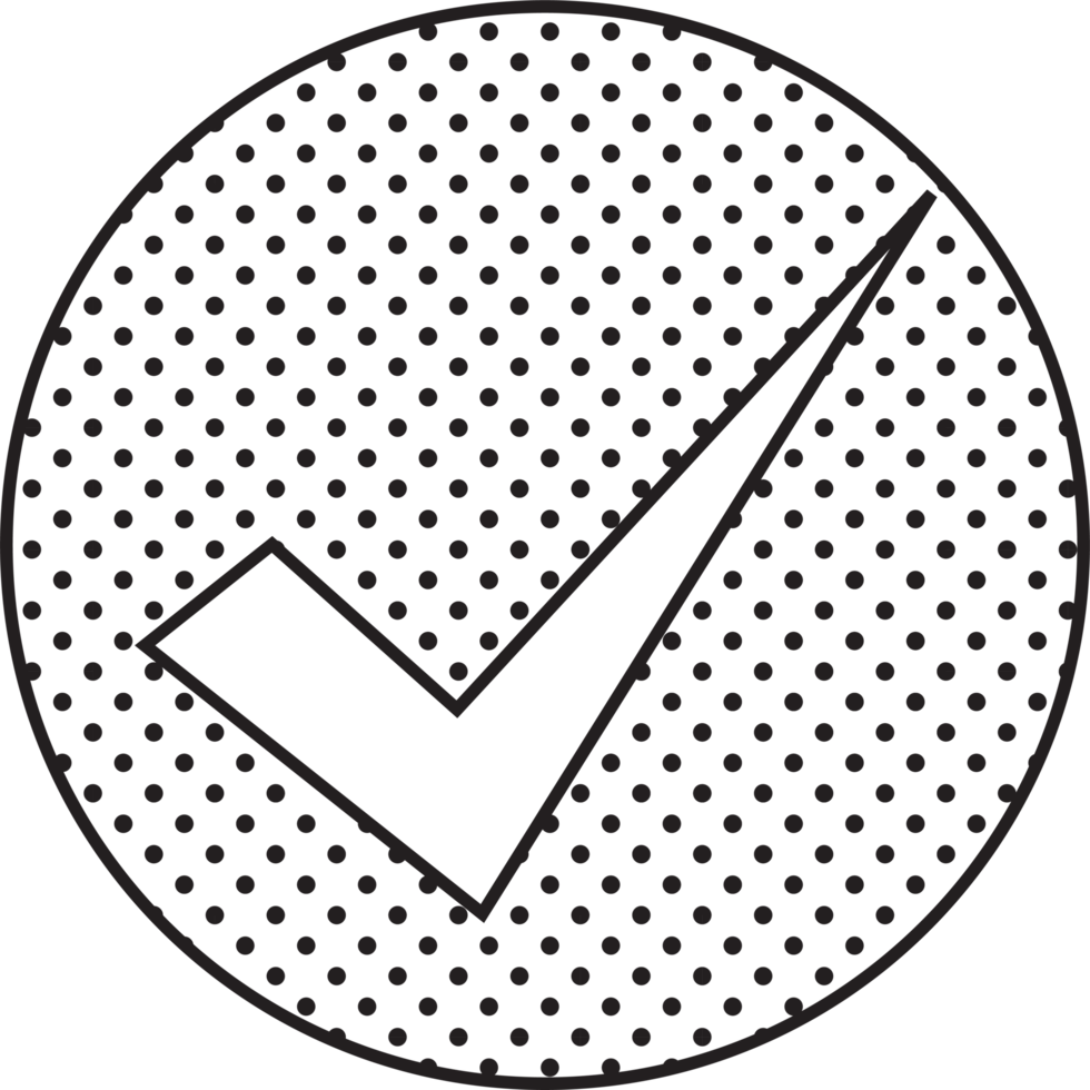 Check mark icon sign symbol design png