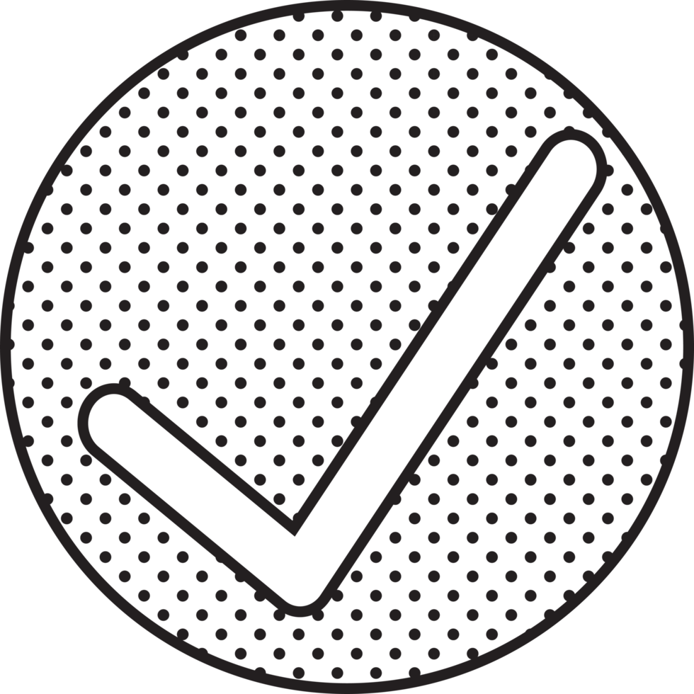 Check mark icon sign symbol design png