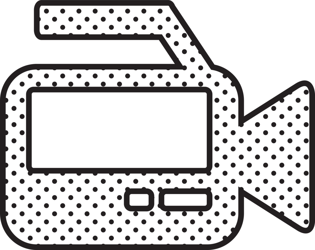 Video camera icon sign symbol design png