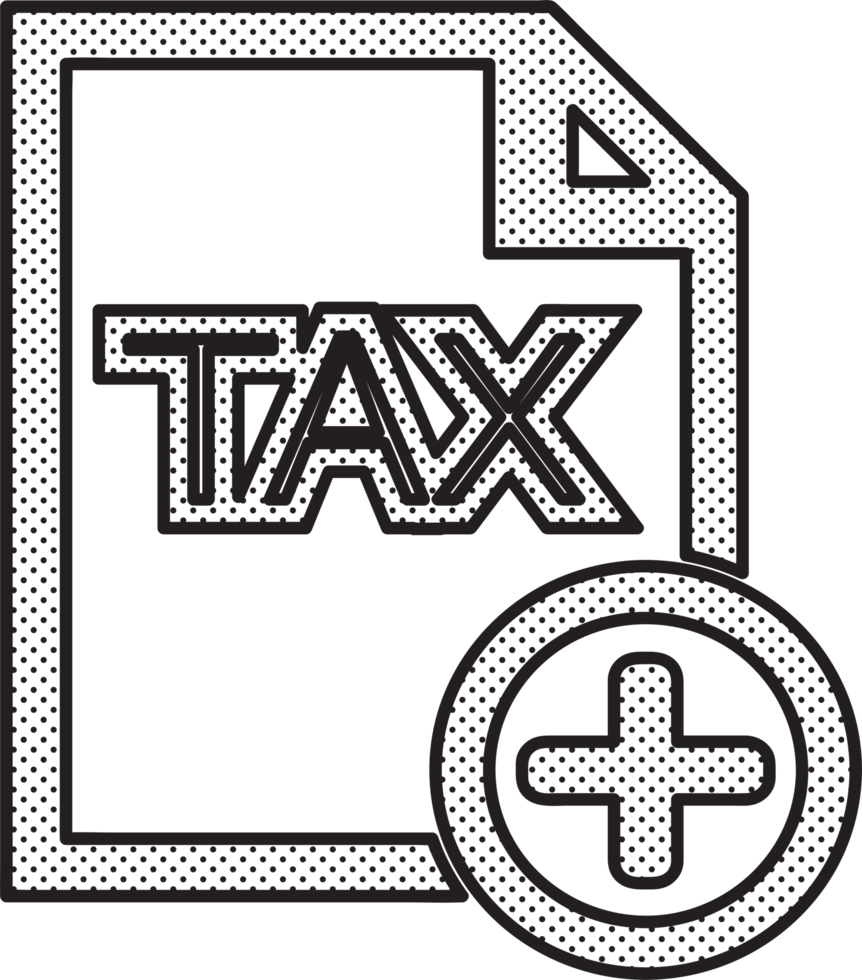 Tax icon sign symbol design png