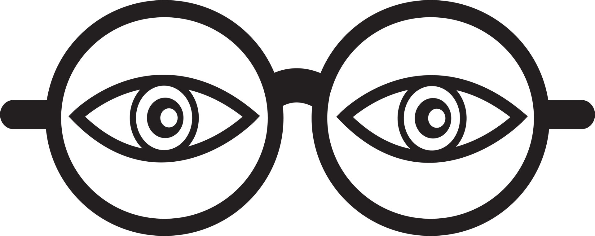 Eye Glasses Icon sign symbol design png