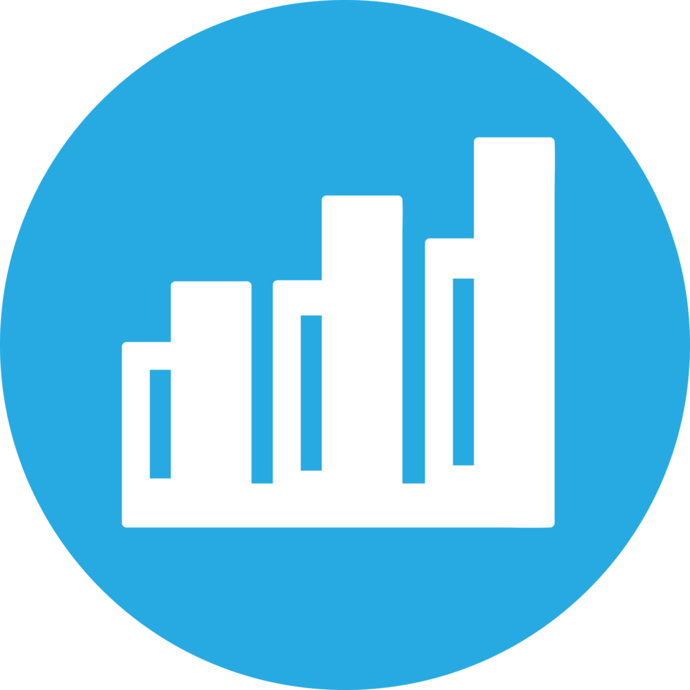 Graph chart icon sign design png