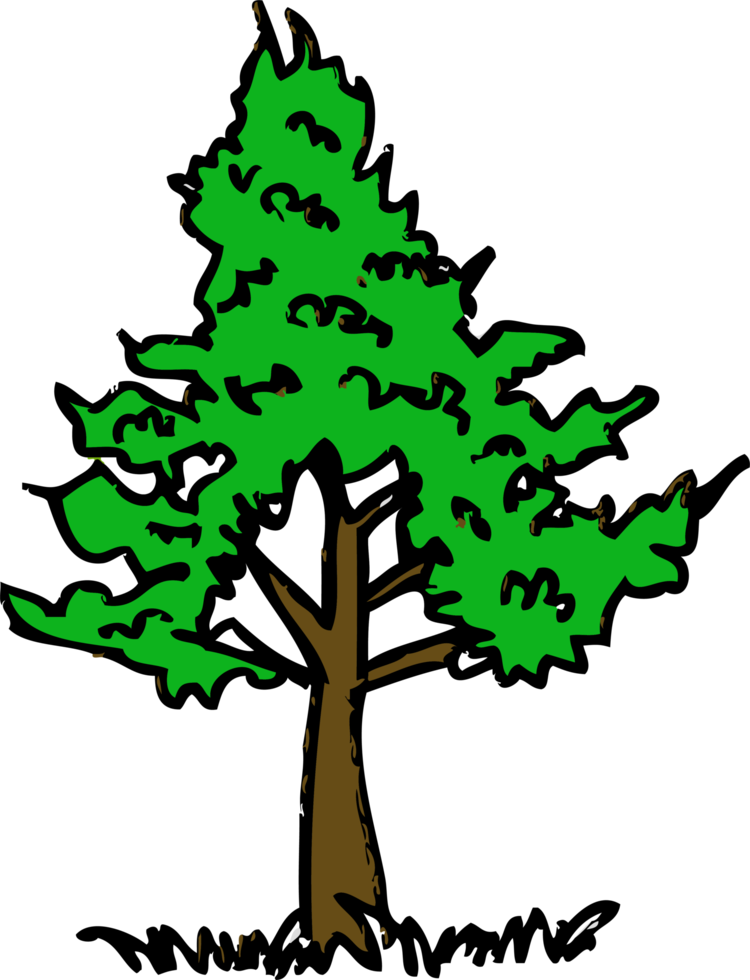 alberi con foglie icona segno design png