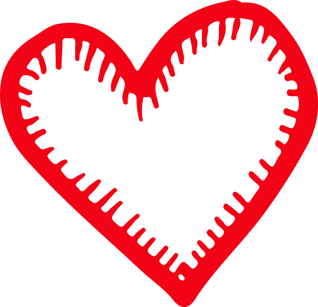 Hand draw Heart icon love sign design 10160291 PNG