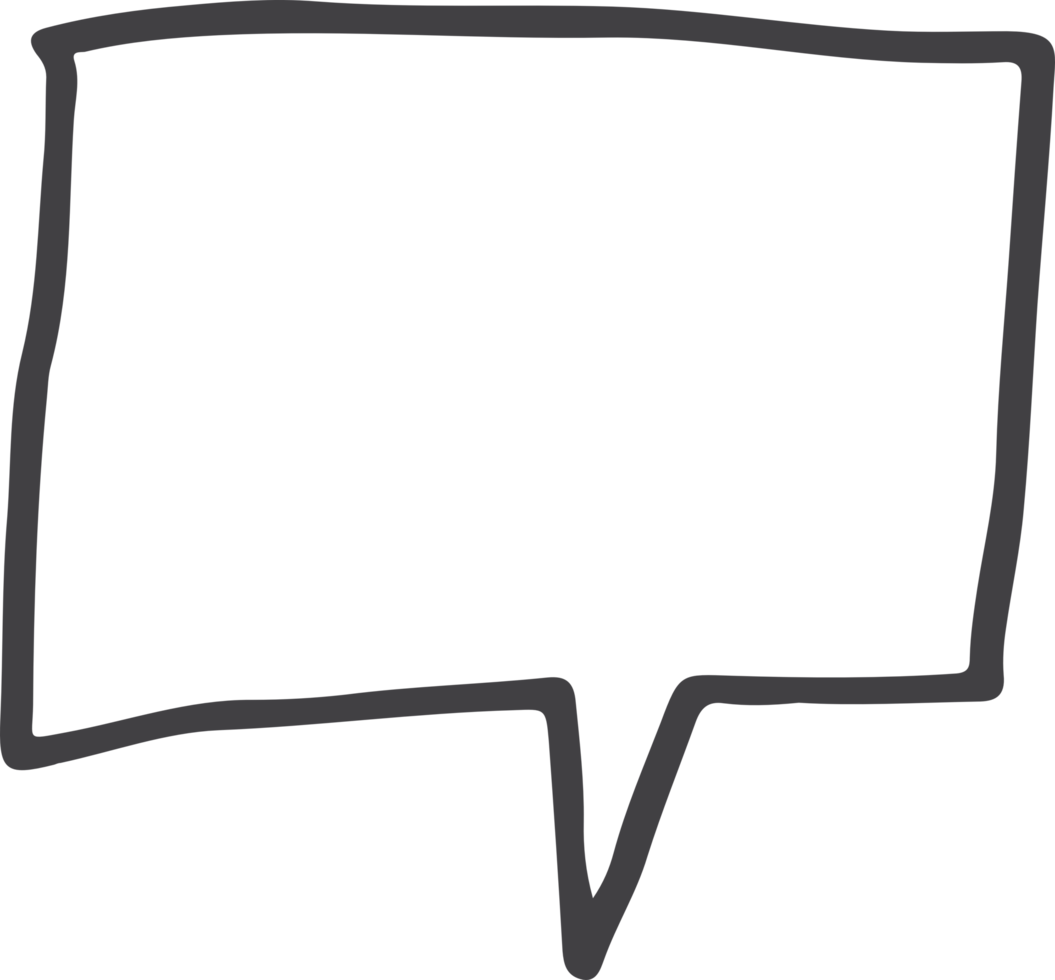 design de símbolo de sinal de ícone de bolha de fala png