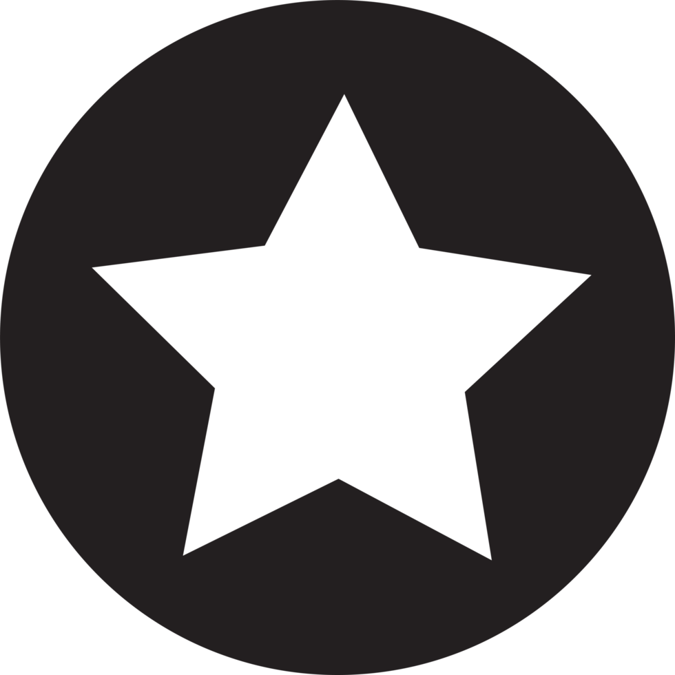 star icon sign symbol design png