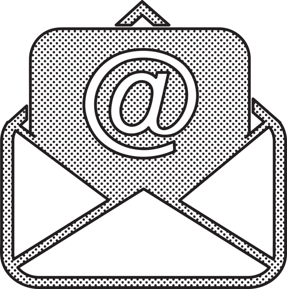 diseño de símbolo de signo de icono de correo electrónico y correo png