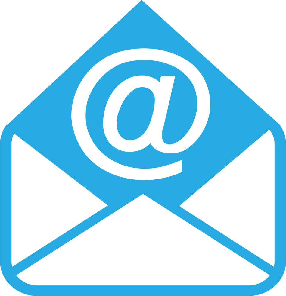 diseño de símbolo de signo de icono de correo electrónico y correo png