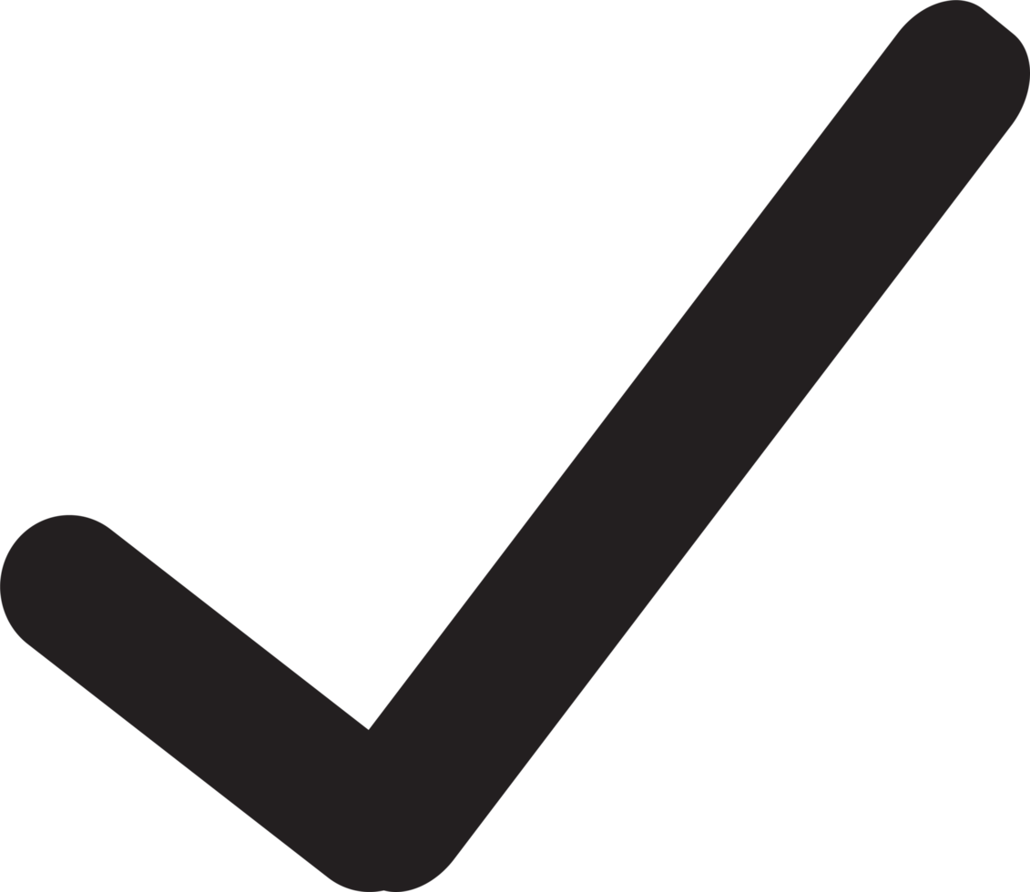 Check mark icon sign symbol design png