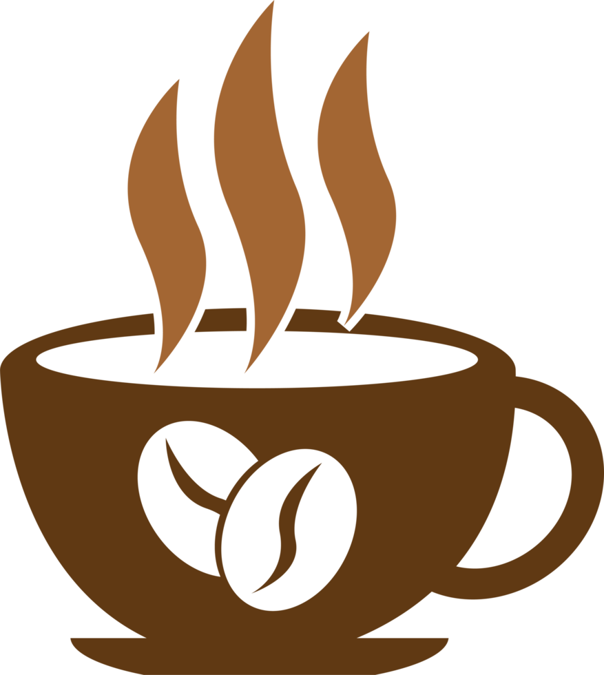 diseño de símbolo de signo de icono de café png