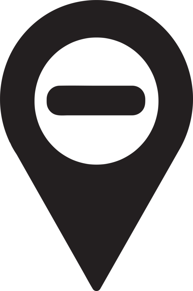 Map pointer pin icon sign symbol design png