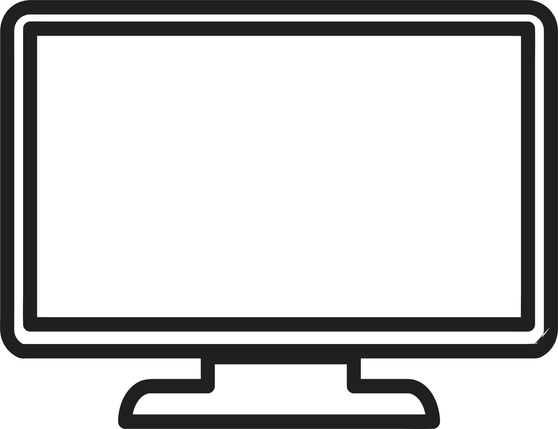 Monitor Icon Sign Symbol Design 10160745 PNG
