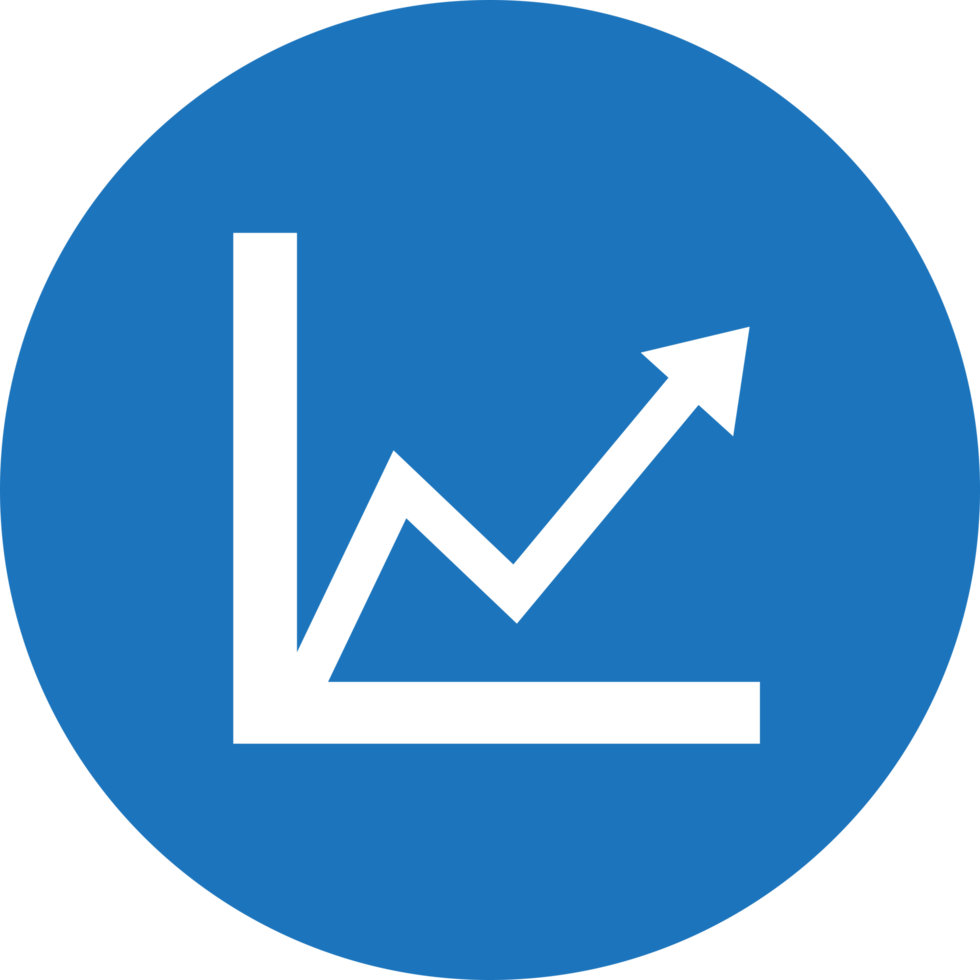 Graph chart icon sign symbol design png