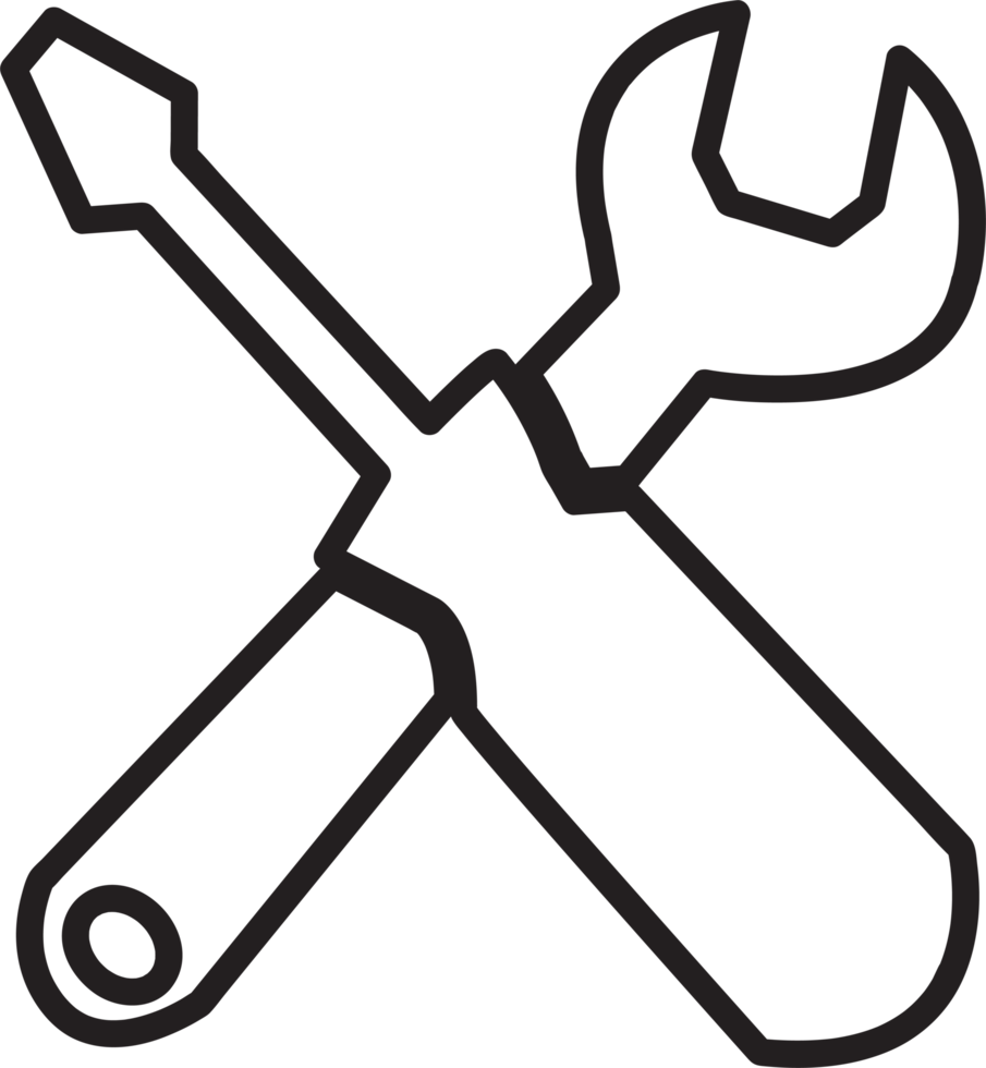 Tools icon sign symbol design png