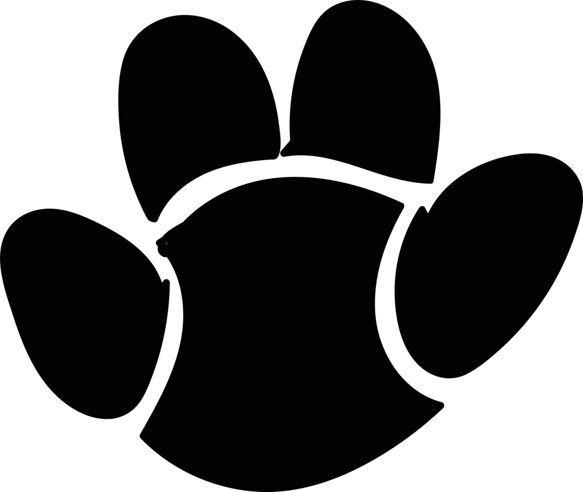 Animal footprint icon sign symbol design png