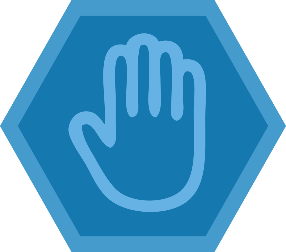 hand icon vector sign design png