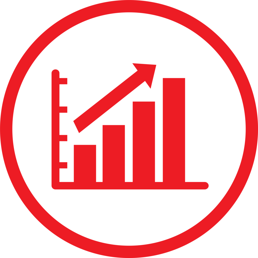 trend pictogram teken symbool ontwerp png