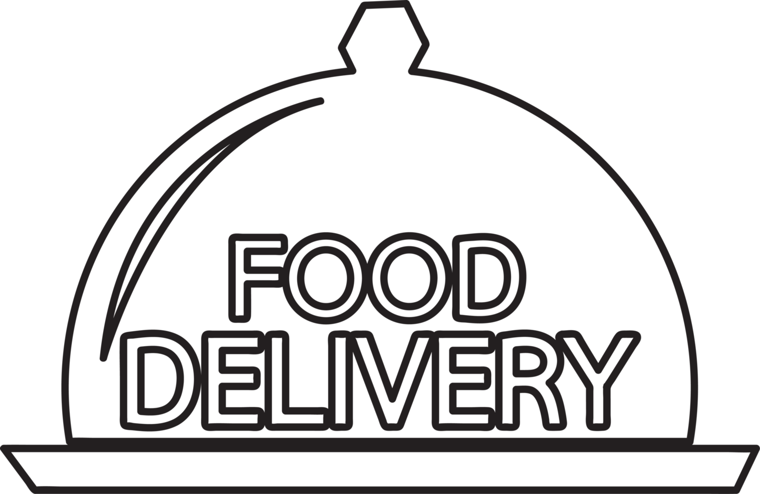Food delivery icon sign symbol design png