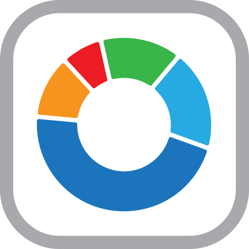 Graph chart icon sign design png