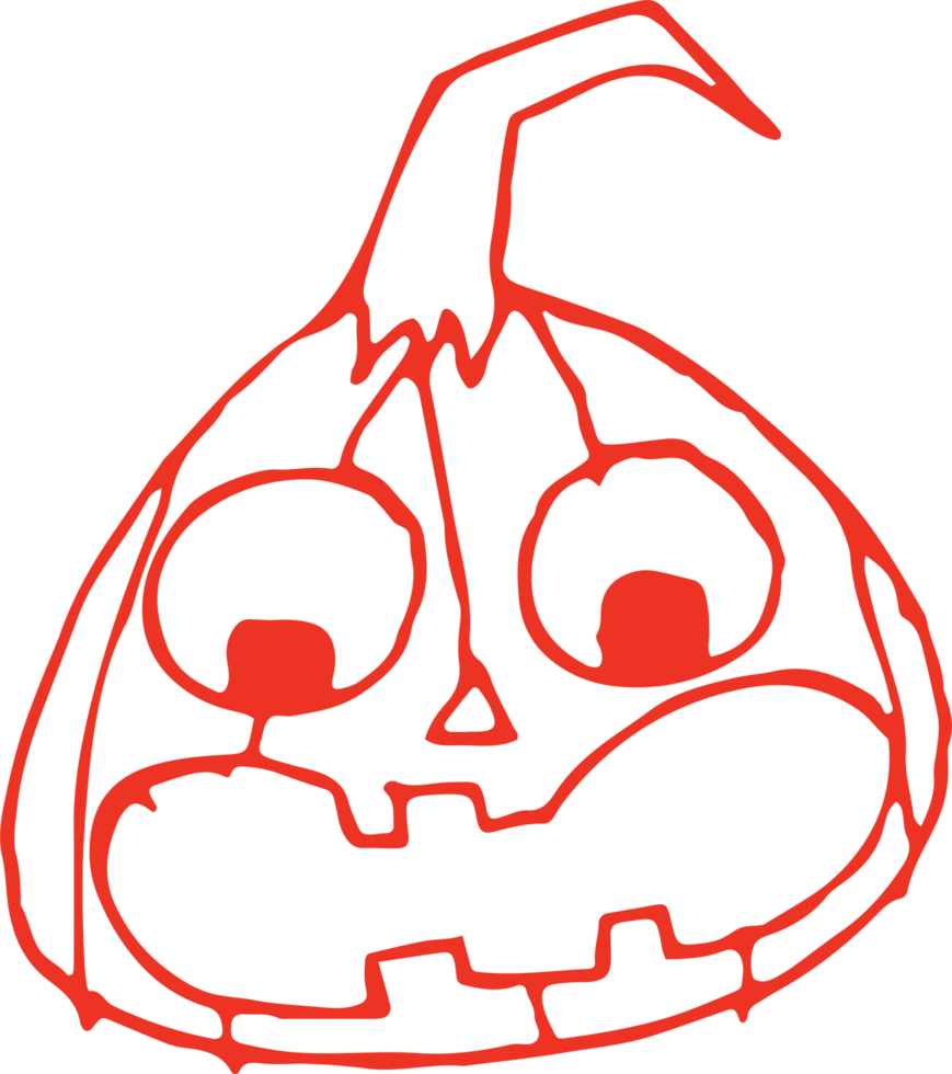 Halloween icon pumpkin sign design png