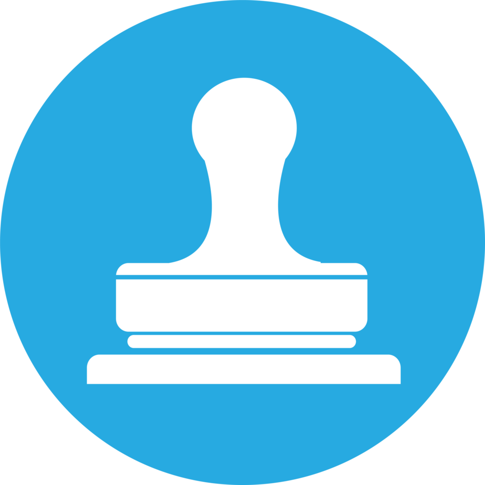 Stamp icon sign symbol design 10161298 PNG