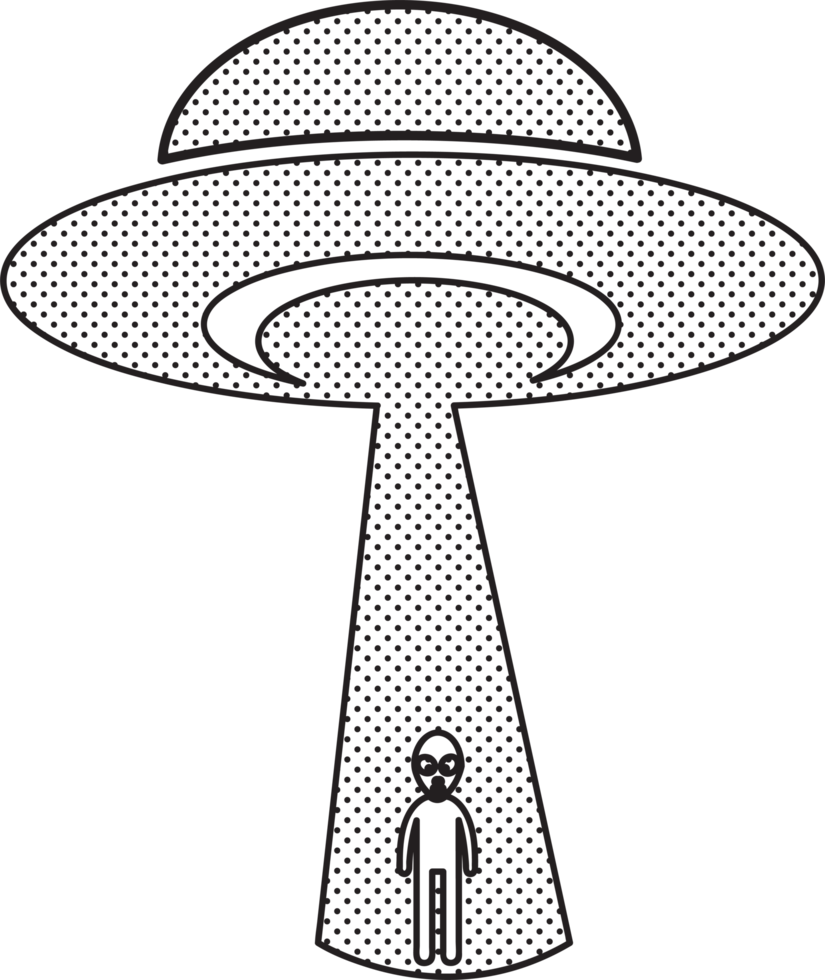 ufo pictogram teken symbool ontwerp png