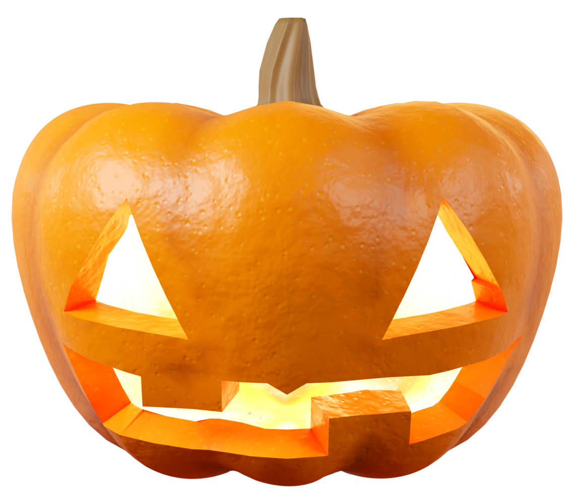 Halloween-Kürbis mit Augengeistergesicht png