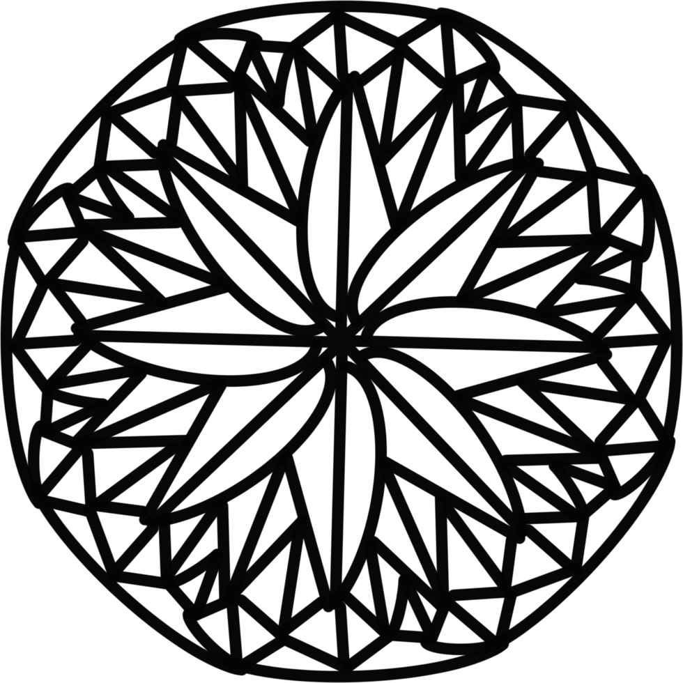 icône de mandala d'élément png