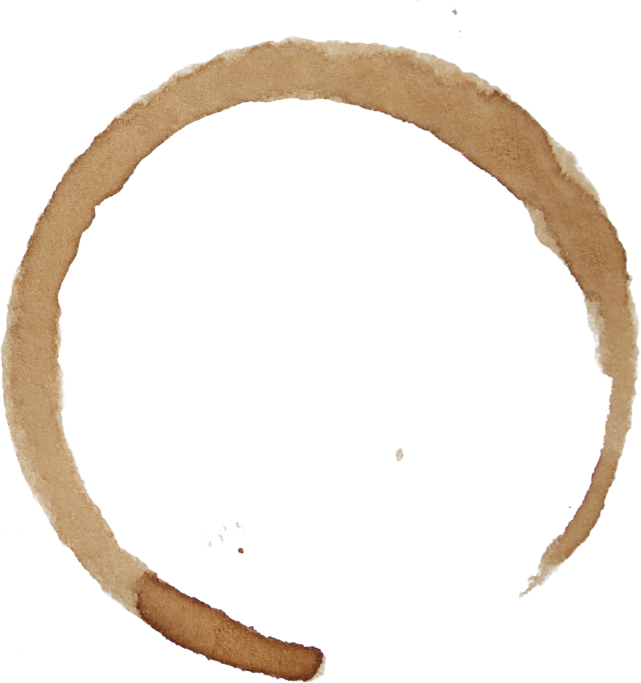 Coffee Stain Real Cup Mess Mark png