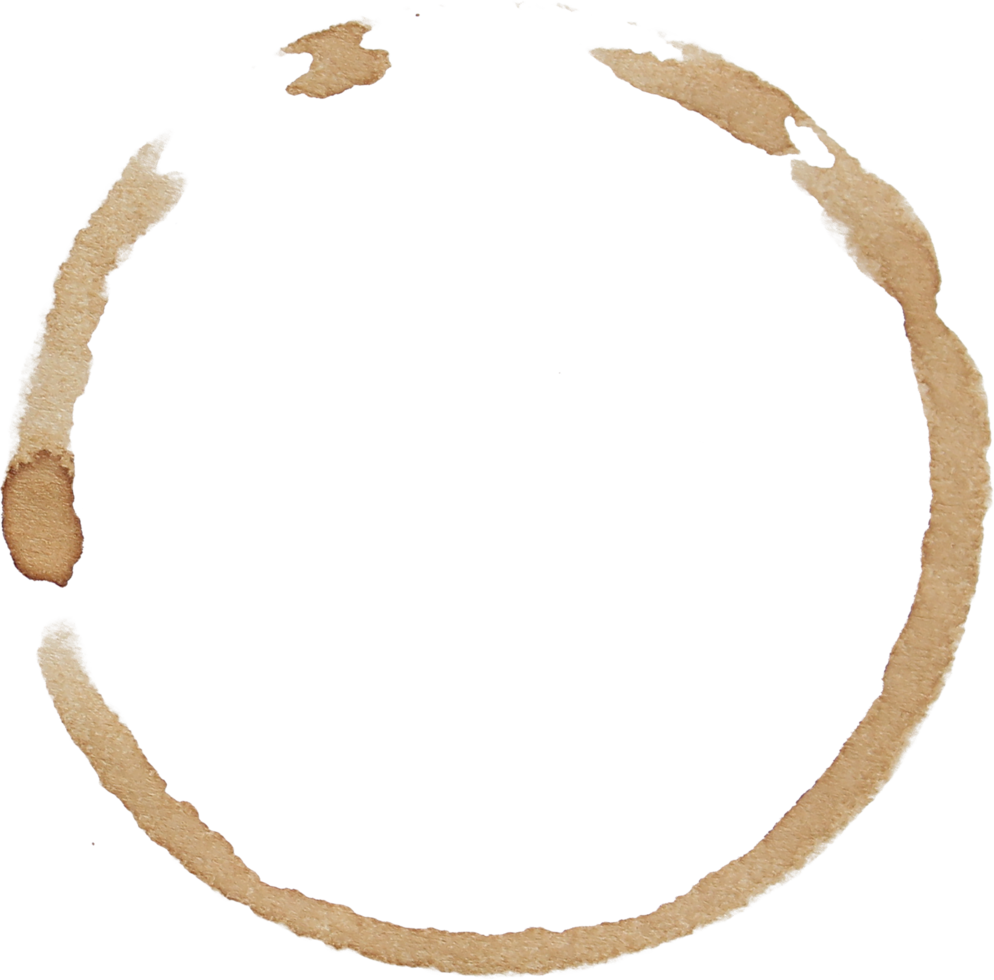 Coffee Stain Real Cup Mess Mark png