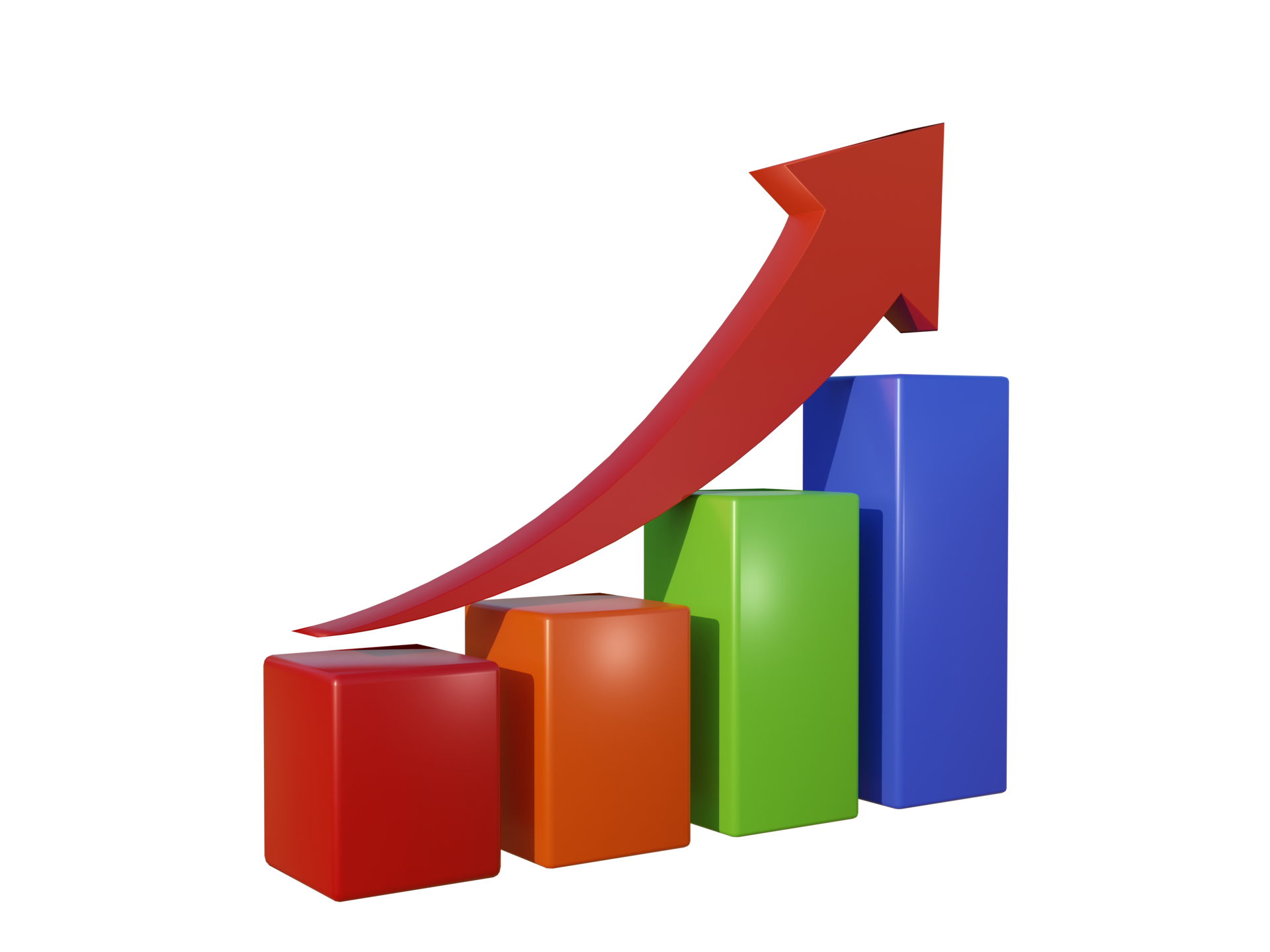 Good Progress Asset Investment 3D Render 10161538 PNG