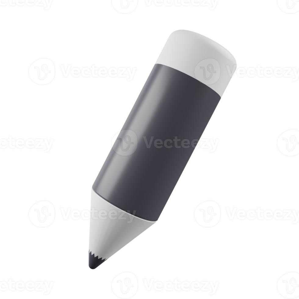 Pencil Tool 3D Illustration png