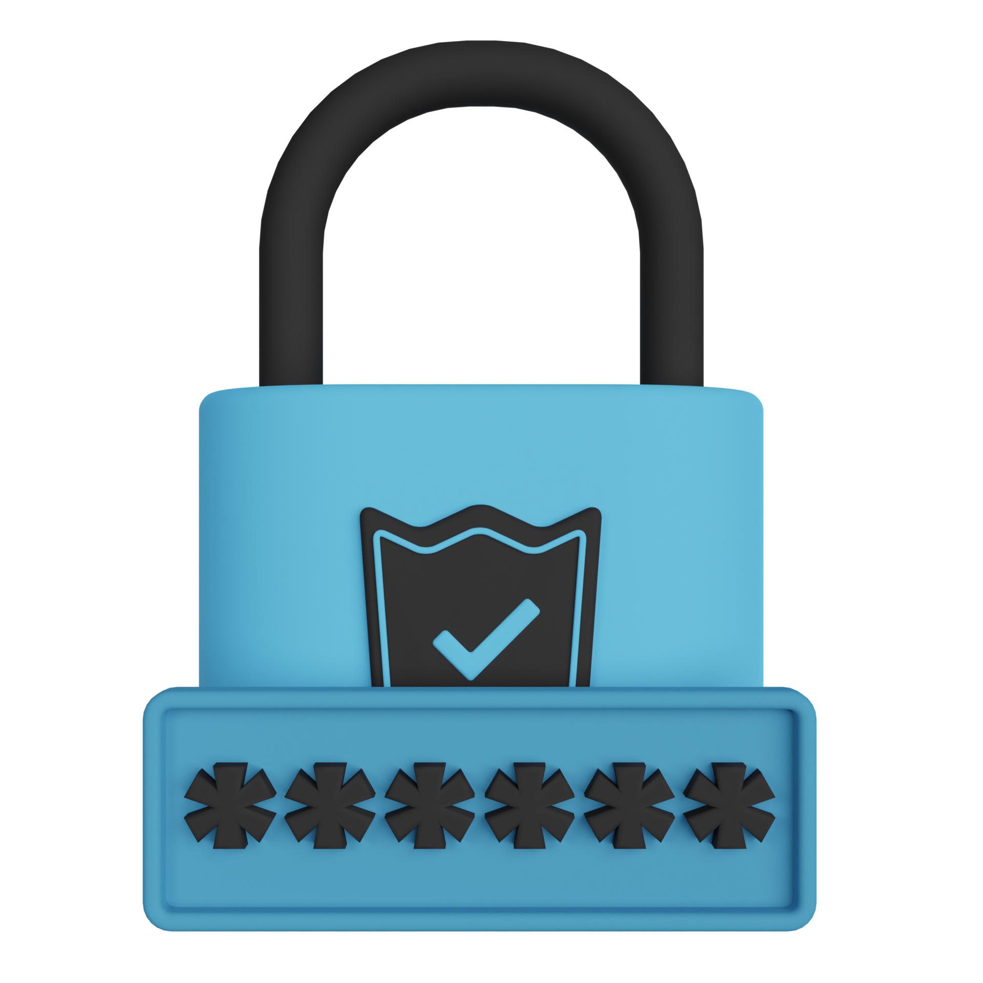 Pattern Lock 3D Illustration 10161578 PNG