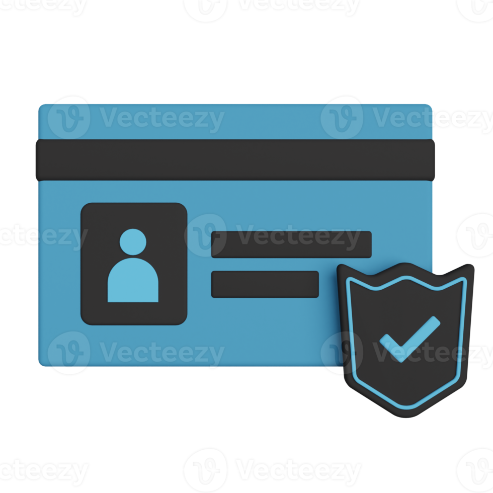 Password Lock 3D Illustration png