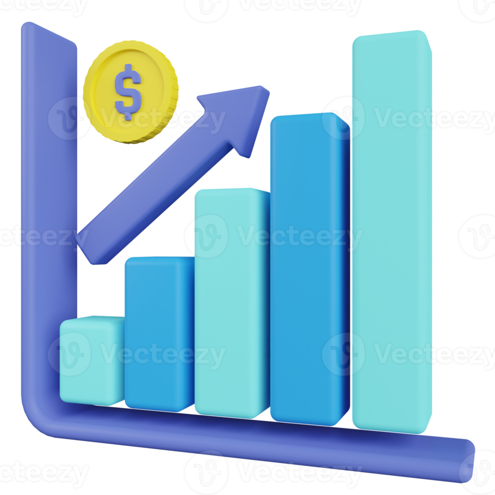 Revenue 3D Illustration png
