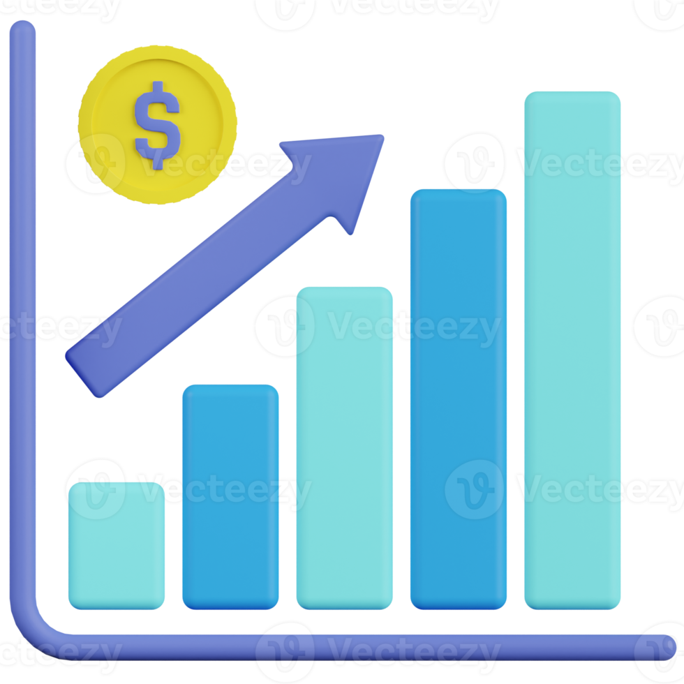 Revenue 3D Illustration png