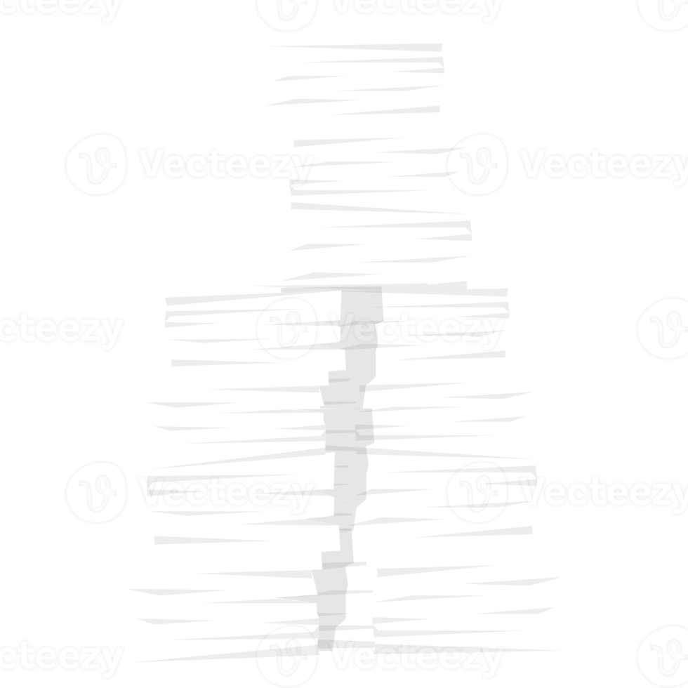 une pile de papier png