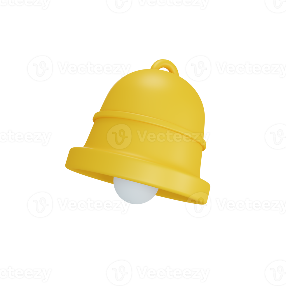 3d rendering notification isolated useful for user interface, apps and web design illustration png