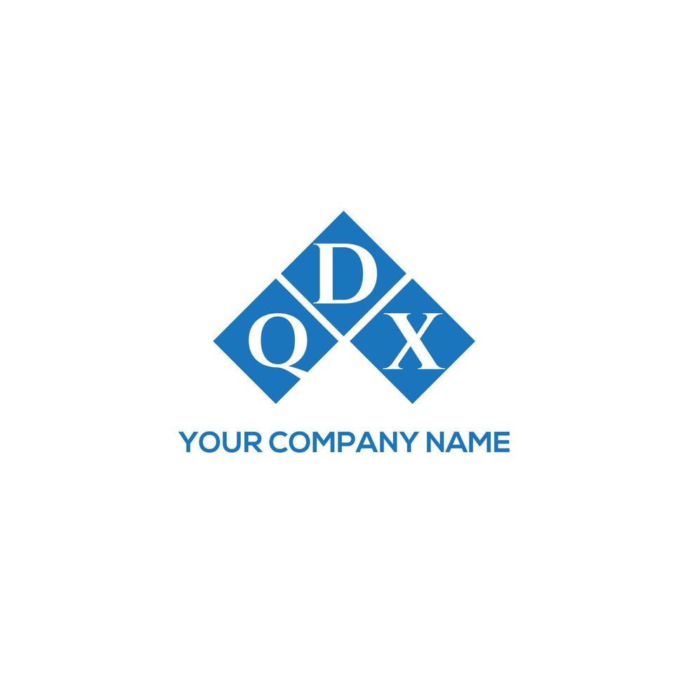 QDX letter logo design on WHITE background. QDX creative initials letter logo concept. QDX letter design. vector