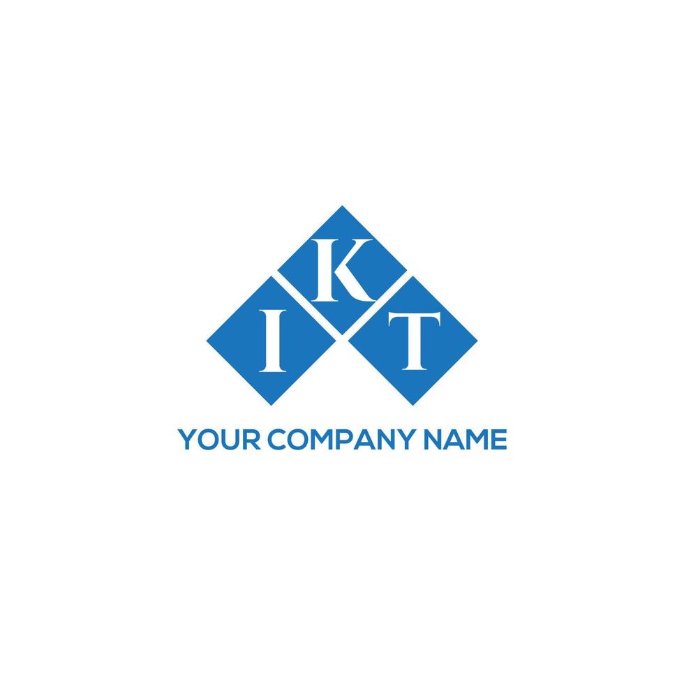 IKT letter design.IKT letter logo design on WHITE background. IKT creative initials letter logo concept. IKT letter design.IKT letter logo design on WHITE background. I vector